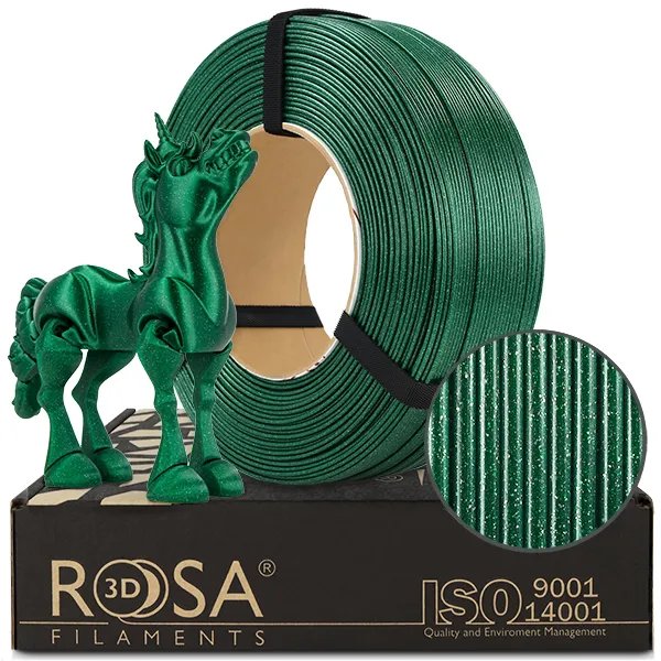 Filament 3D ReFill PLA Galaxy Emerald Green