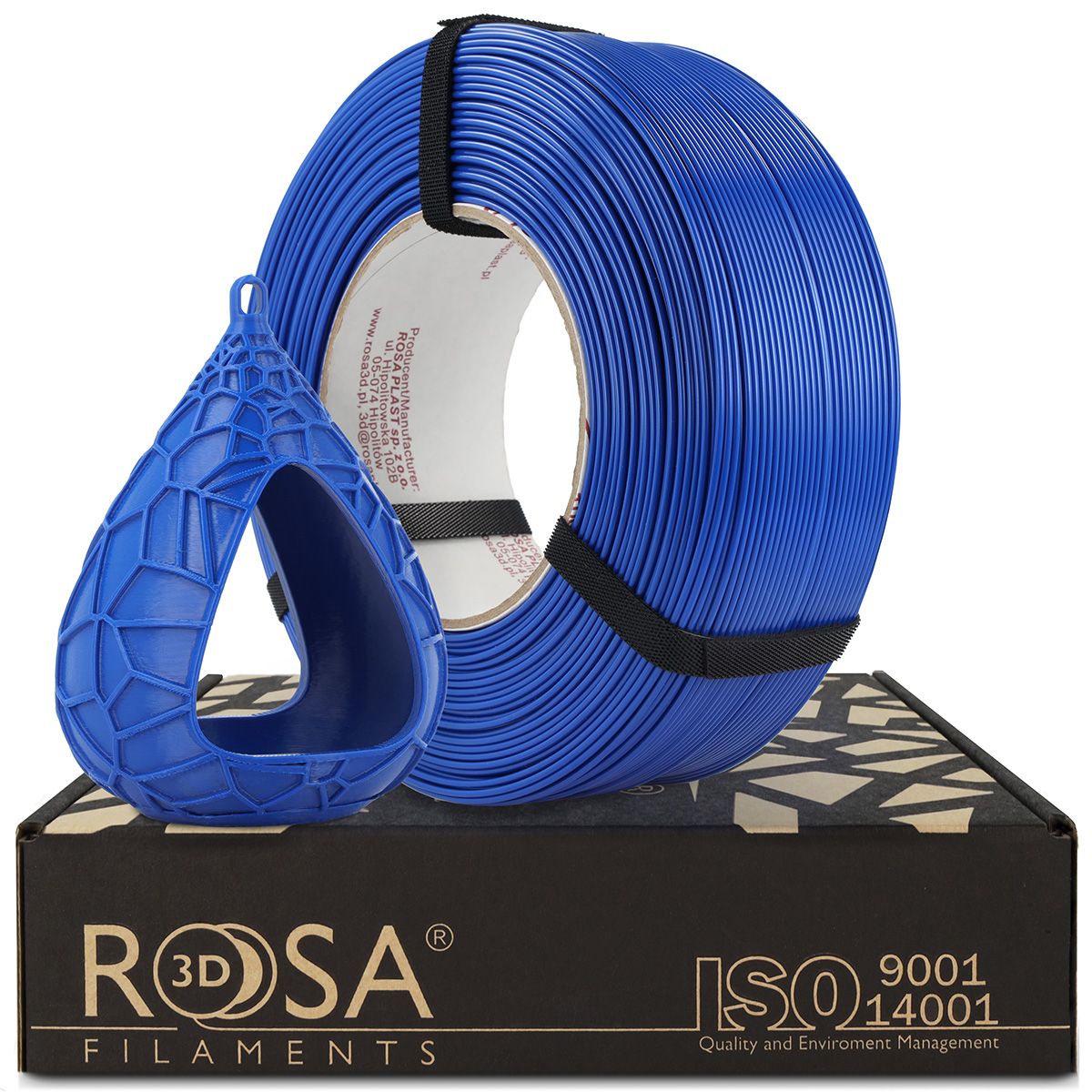 FILAMENT 3D ReFill PET-G Standard HS Signal Blue 1kg