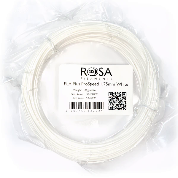 Filament 3D PLA Plus ProSpeed(Impact) White