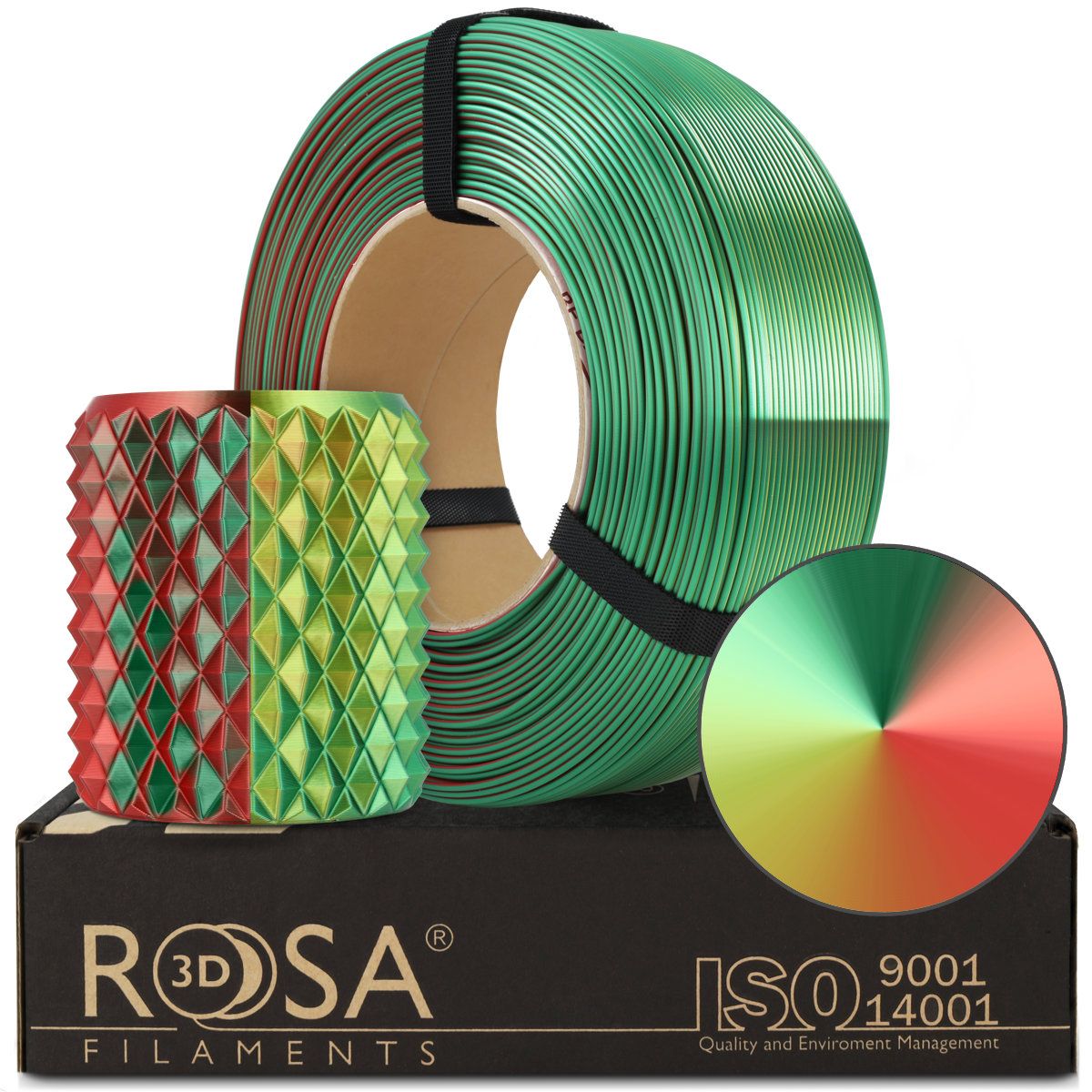 Filament 3D ReFill PLA Magic Silk XMAS