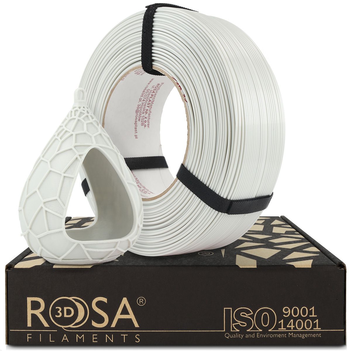 FILAMENT 3D ReFill PET-G Standard HS Light Gray 1kg