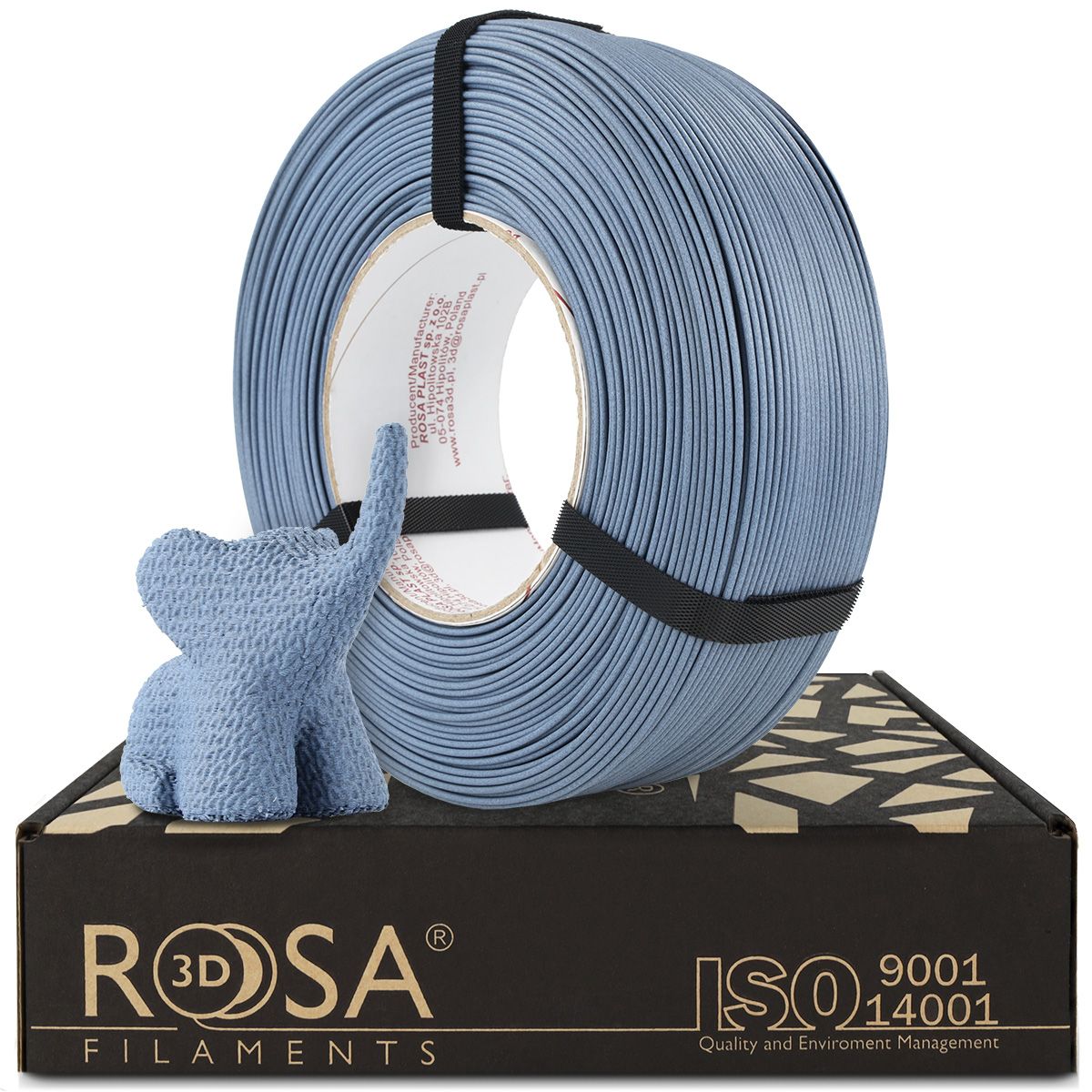 FILAMENT 3D ReFill PLA-CF Matt Blue Jeans 1,75mm 1kg