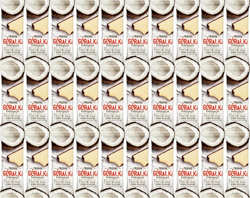36x Wafelek Góralki, kokosowy, 45g