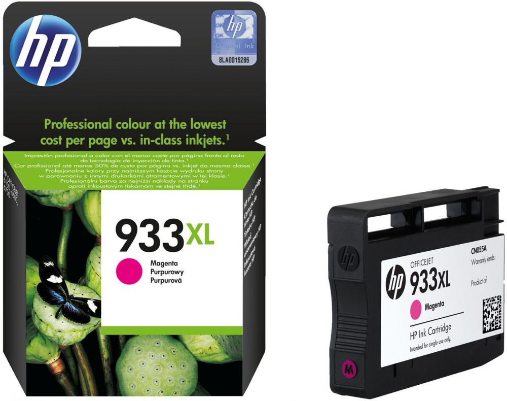 Tusz HP 933XL (CN055AE), 825 stron, magenta (purpurowy)