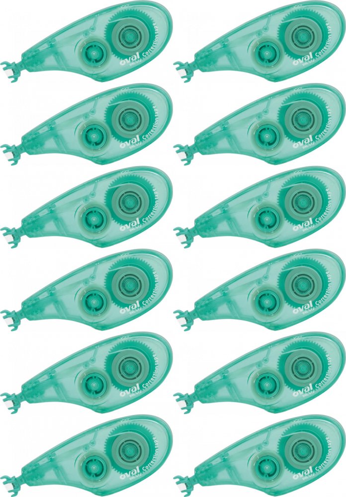 12x Korektor w taśmie Oval DNL-412, 4.2mmx12m