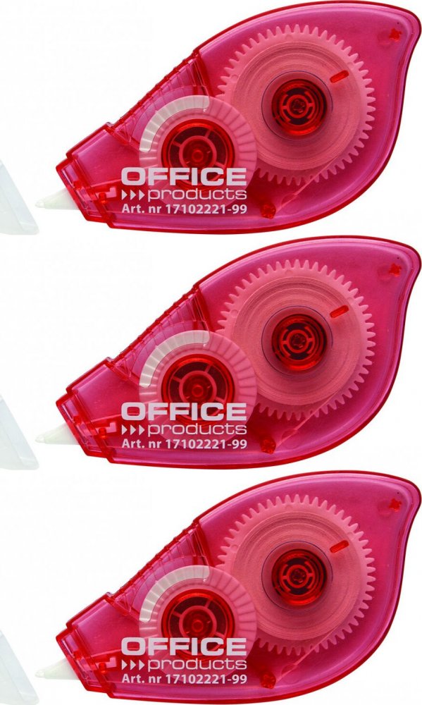 3x Korektor w taśmie Office Products, 4.2mmx12m,
