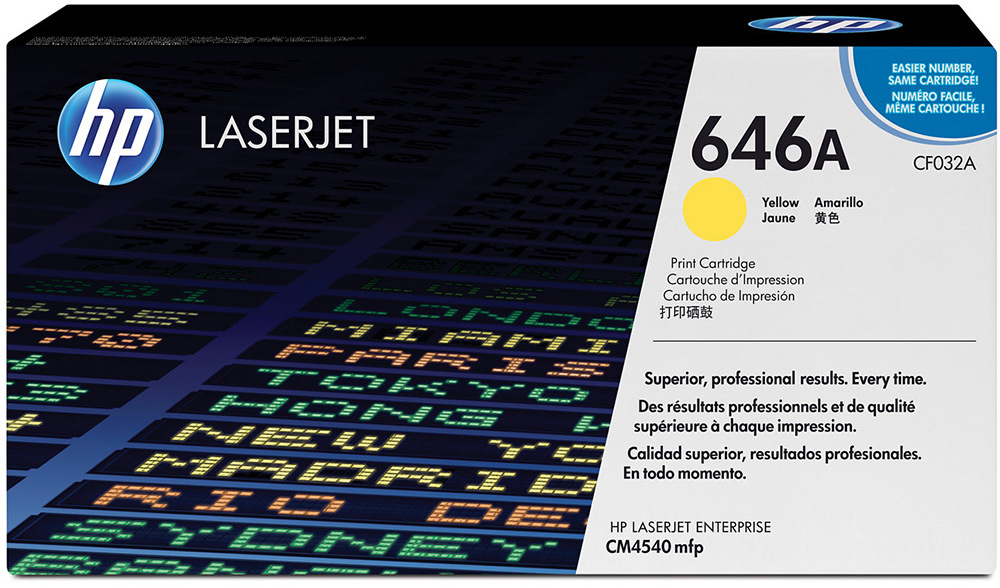 Toner HP 646A (CF032A), 12500 stron, yellow (żółty)