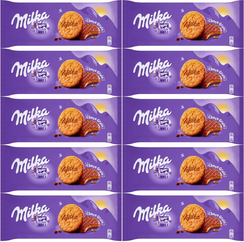 10x Ciastka Milka Choco Grain, 126g