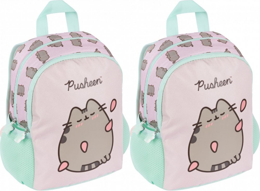 2x Plecak Pusheen Pink D6, dla przedszkolaka, dwukomorowy, 11.5"