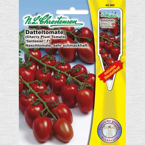 1 pac, Roșie cherry Santasian F1 - Semințe: Mod de ambalare: 1 pac