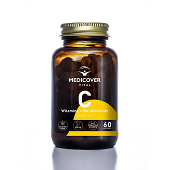 MEDICOVER VITAL WITAMINA C + BIOFLAWONOIDY - CENA ZA ZESTAW 2 SZT.