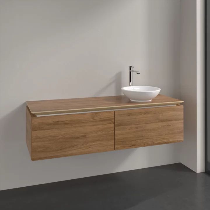 Villeroy & Boch Legato szafka 140 cm podumywalkowa wisząca prawa Oak Kansas B58900RH