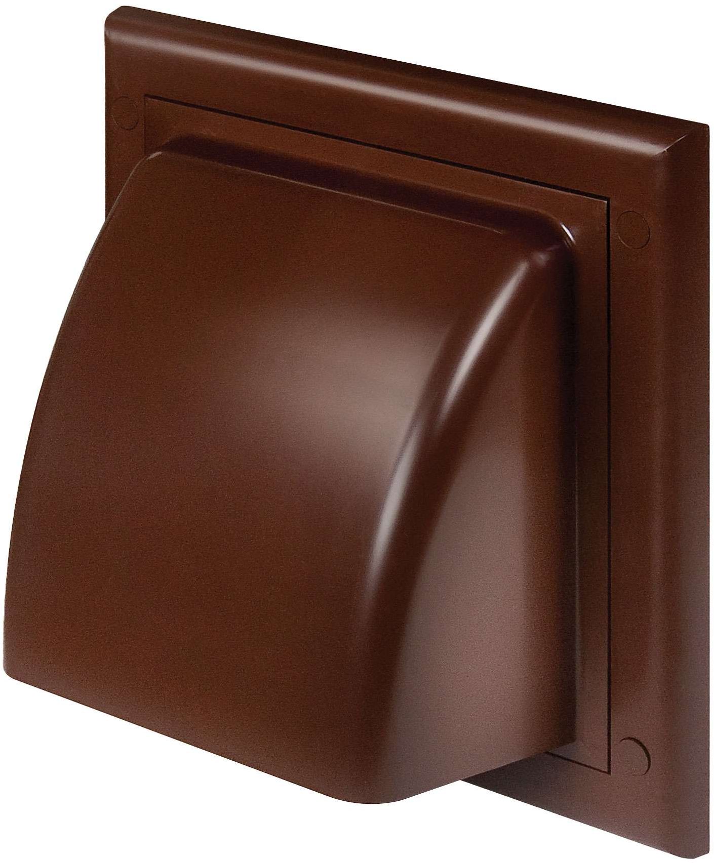 Awenta osłona wywiewna 190x190 mm brązowa KO100-30BR