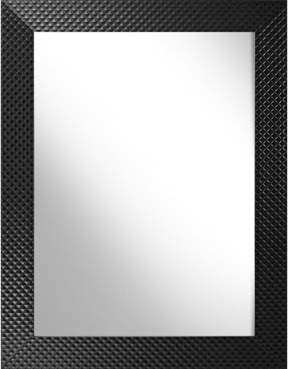 Ars Longa Piko lustro 83 cm kwadratowe czarny mat PIKO7070-C