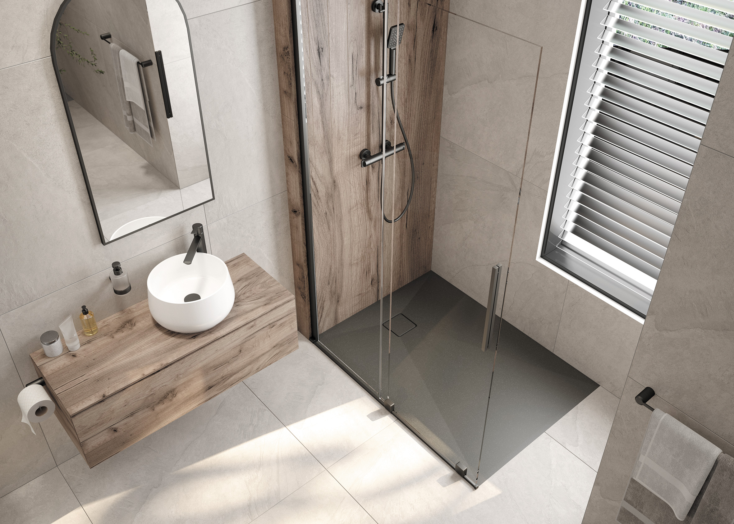 Deante Correo brodzik prostokątny 120x90 cm antracyt KQR_T43B - Wysyłka w 24h