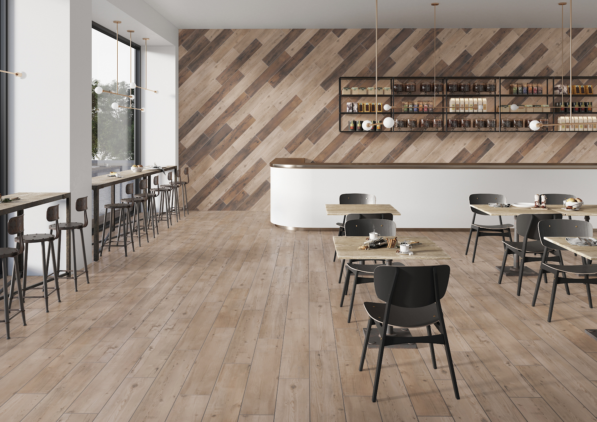 Cerrad Tonella płytka ścienno-podłogowa 120,2x19,2 cm beżowa-brązowa