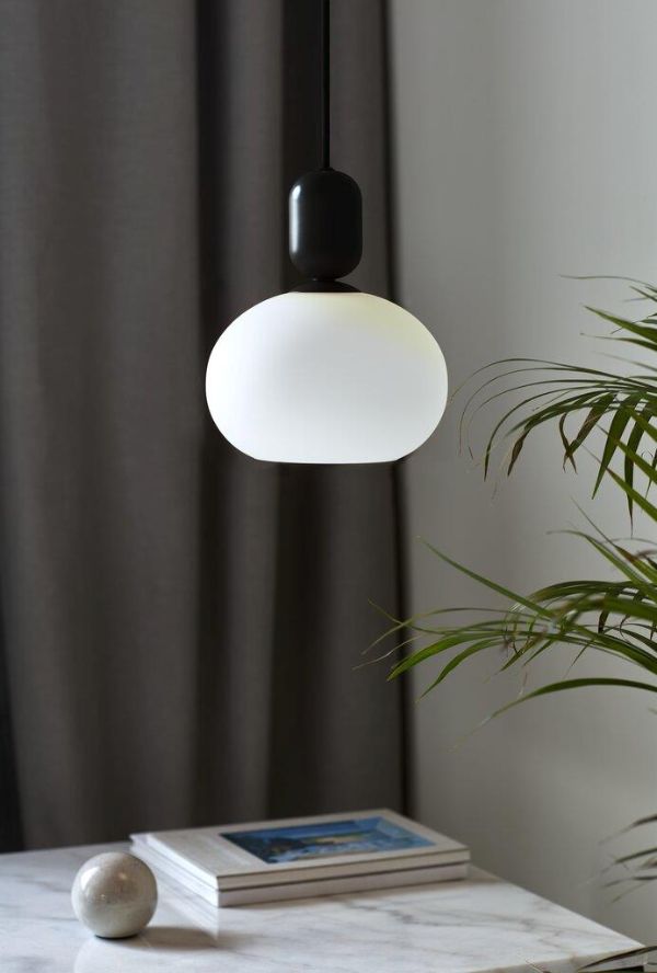 Nordlux Notti lampa wisząca 1x40 W biała-czarna 2011003003 - Wysyłka w 24h