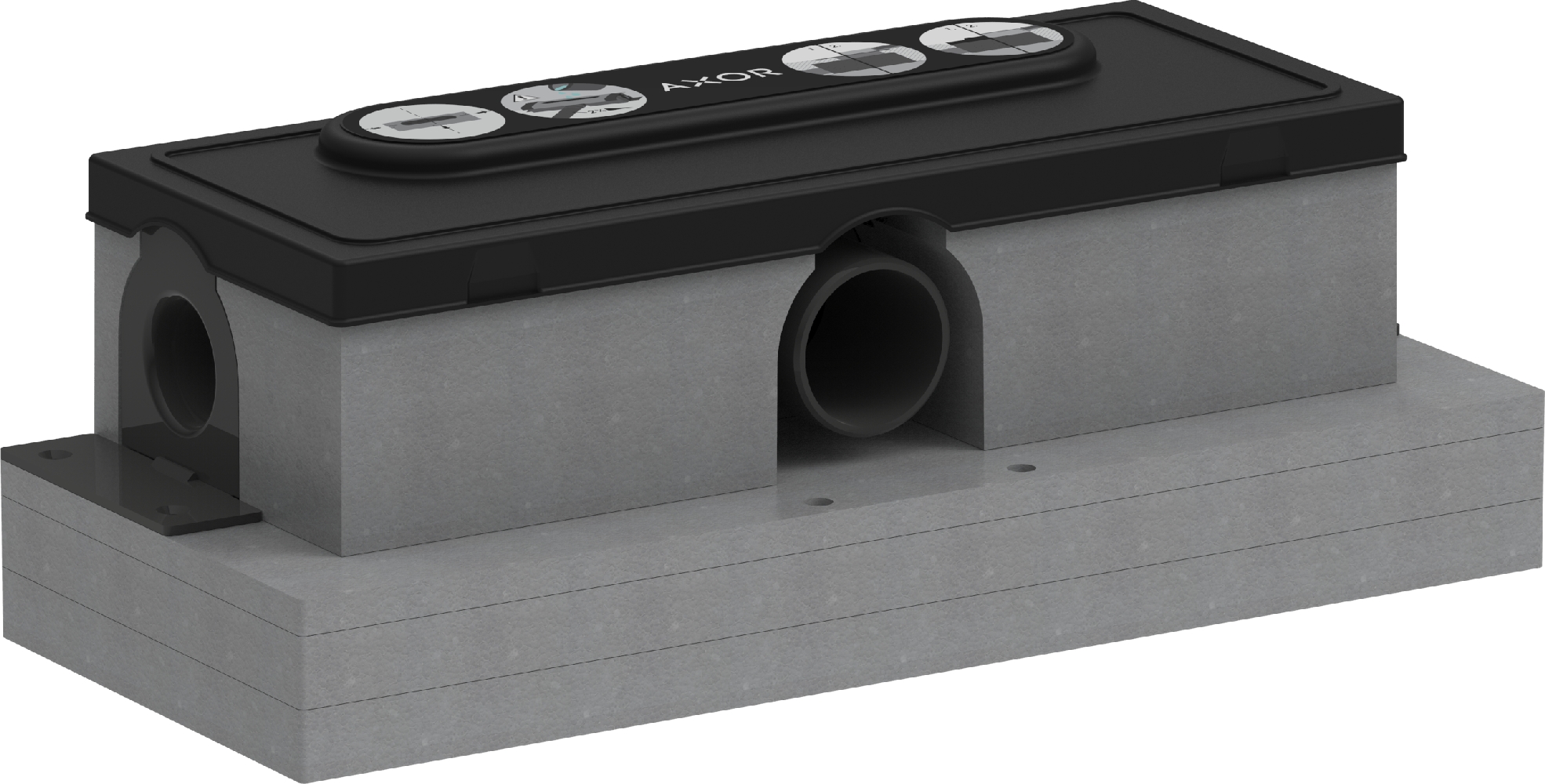 Axor uBox universal zestaw podstawowy do odpływu liniowego 01005180