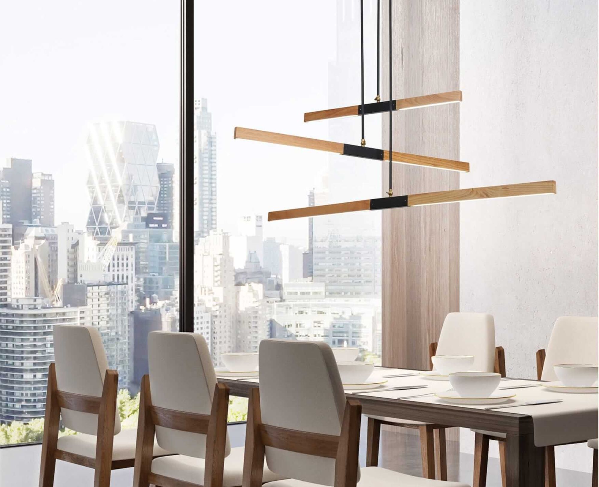 Light Prestige Lugano 3 lampa wisząca 3x48W brązowo/czarna LP-2828/3P