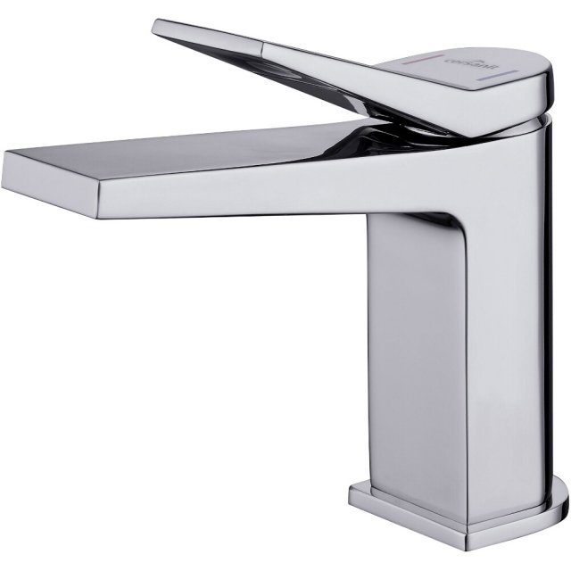 CERSANIT Bateria umywalkowa stojąca CROMO chrom z korkiem metalowym S