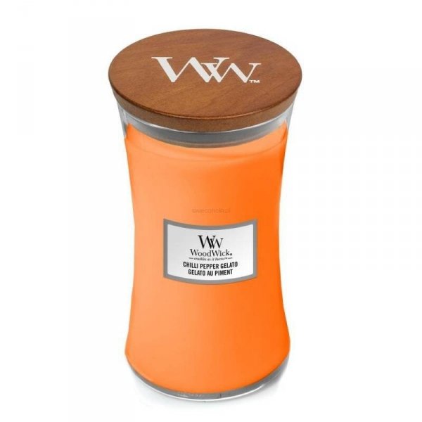 Świeca zapachowa WoodWick - Chilli Pepper Gelato - Duża świeca