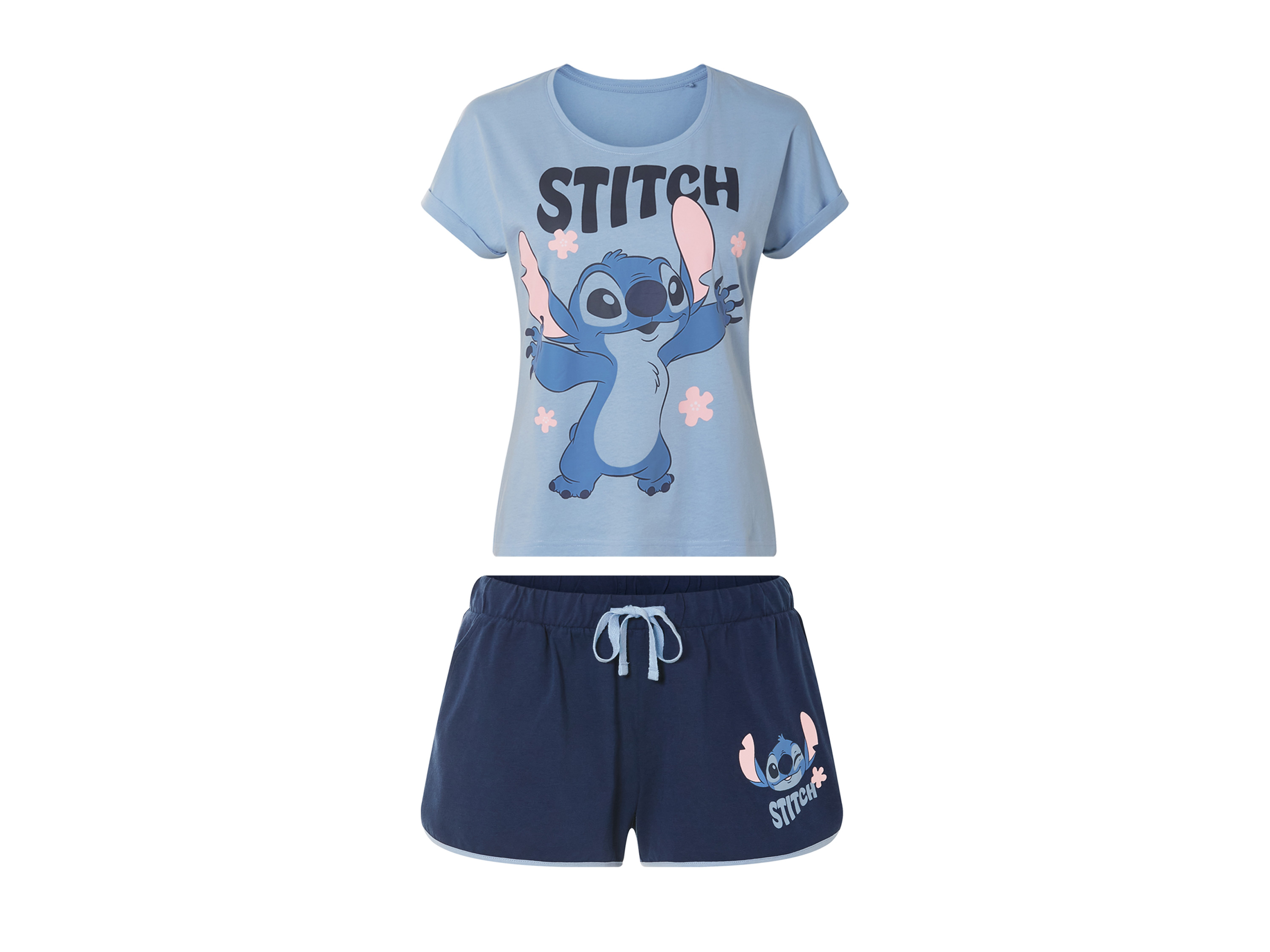 Piżama damska z bawełny Stitch, L44/46