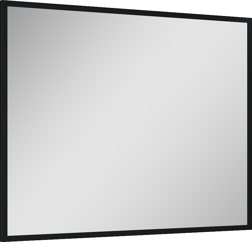 Darmowa Dostawa - Lustro 100x80 cm prostokątne czarny Elita RE061000020560