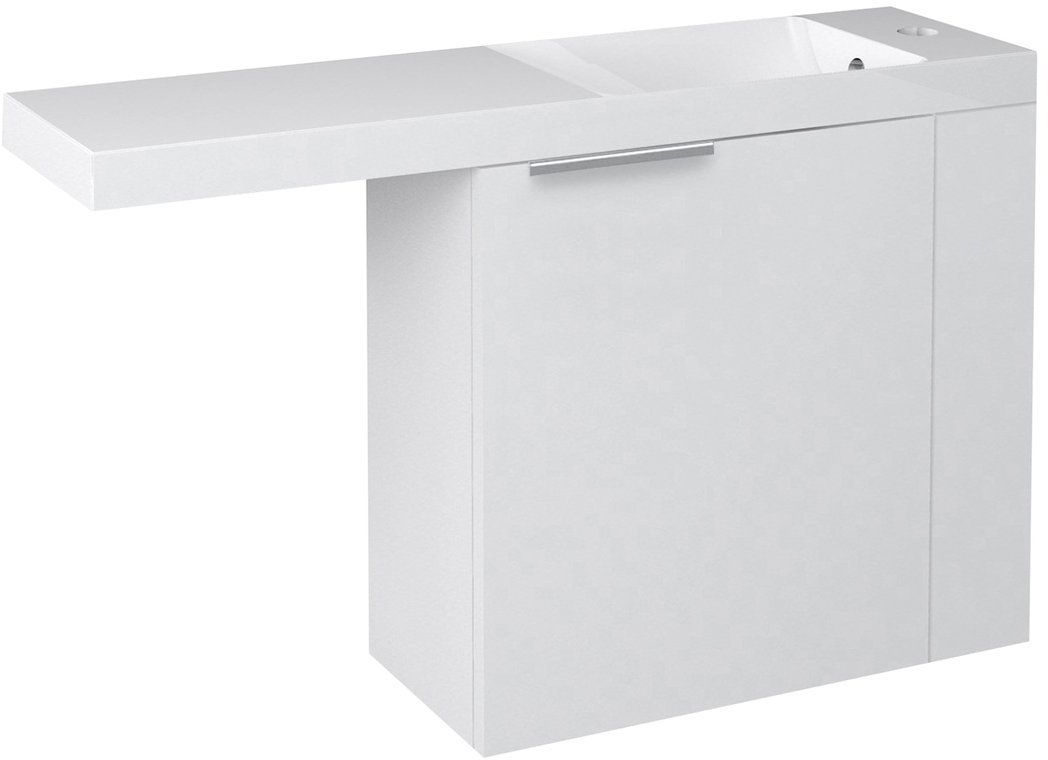 Darmowa Dostawa - Szafka 50x22x50 cm podumywalkowa wisząca biały Sapho Latus LT6103030