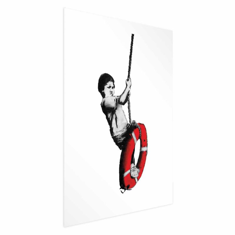 Plakat Artgeist Banksy: Chłopiec 60x90 cm bez ramy 1 szt