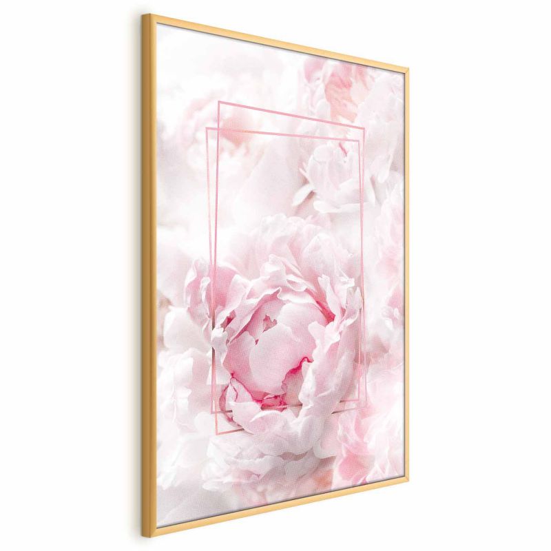 Plakat Artgeist Ulotne piękno 60x90 cm z ramą złotą 1 szt