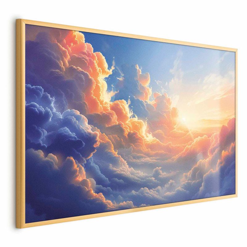 Plakat Artgeist Symfonia barw 90x60 cm z ramą złotą 1 szt
