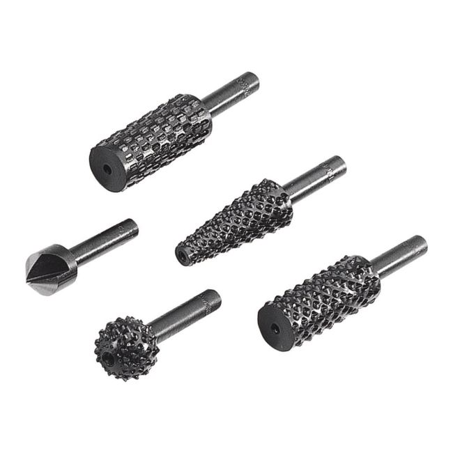 Zestaw zdzieraków z fazownikiem Wolfcraft Gmbh 5-częściowy
