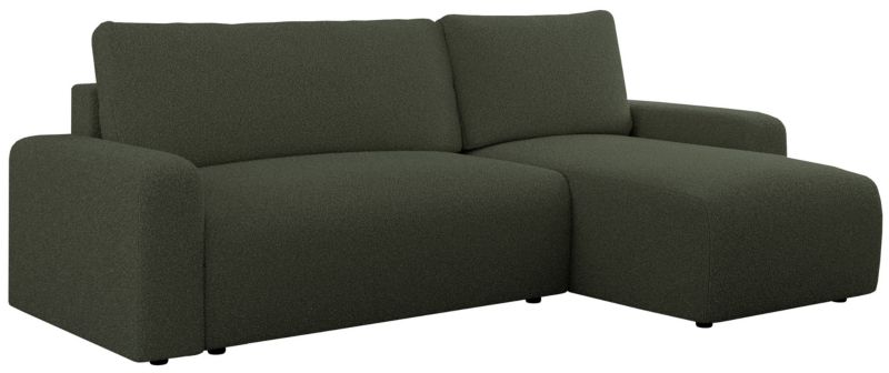 Narożnik MKS Meble ARGOS L uniwersalny ciemnozielony boucle 1szt.