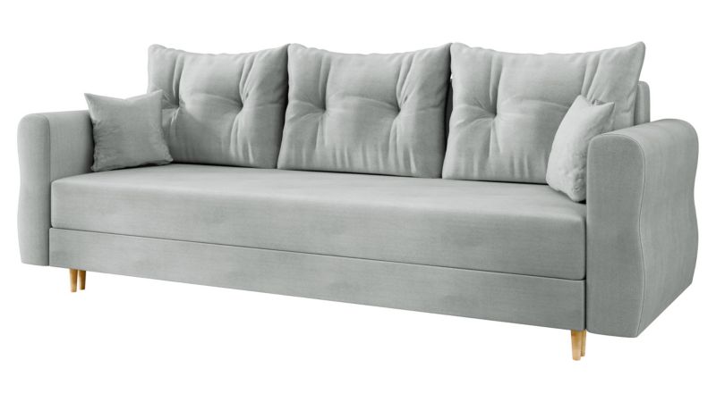 Sofa MIRJAN 24 rozkładana do salonu Zako S 3 jasny szary 1 szt.