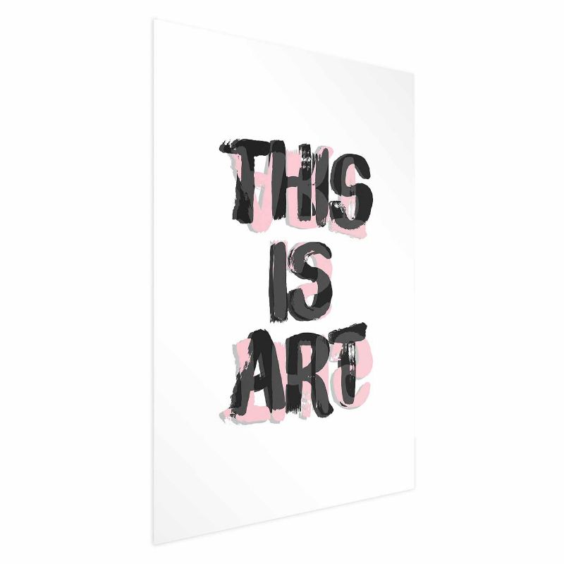 Plakat Artgeist This Is Art 60x90 cm bez ramy 1 szt