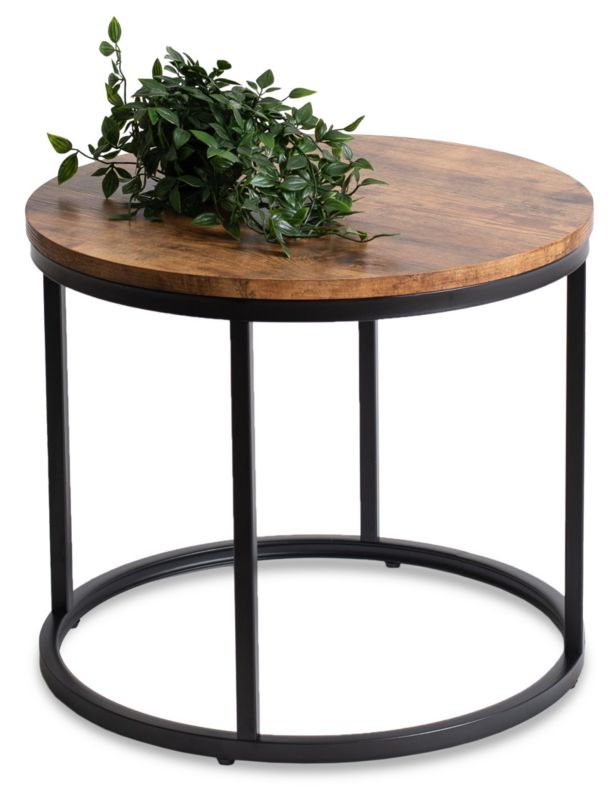 Stolik Kawowy Tim 53 cm Mebel Elite Dąb Rustykalny 1 szt