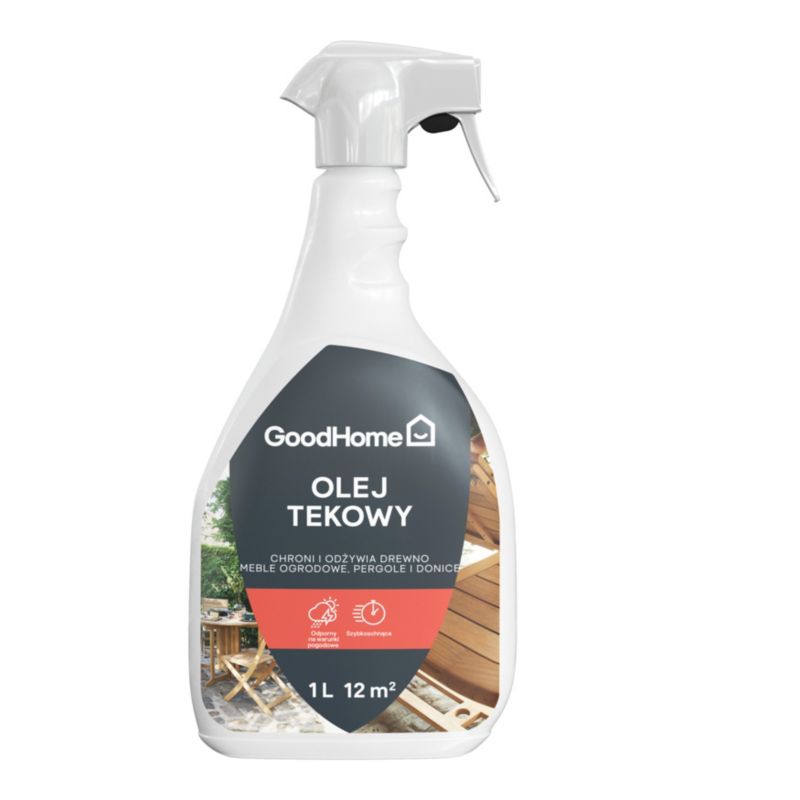 Olej tekowy do drewna GoodHome 1 l