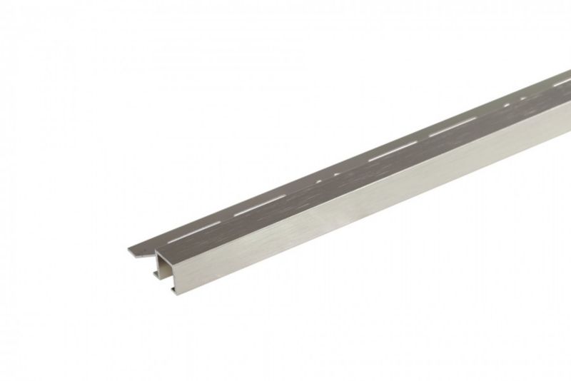 Profil do glazury krawędziowy Cezar Platyna El-Poler 2500x11x12mm aluminiowy 1 szt.