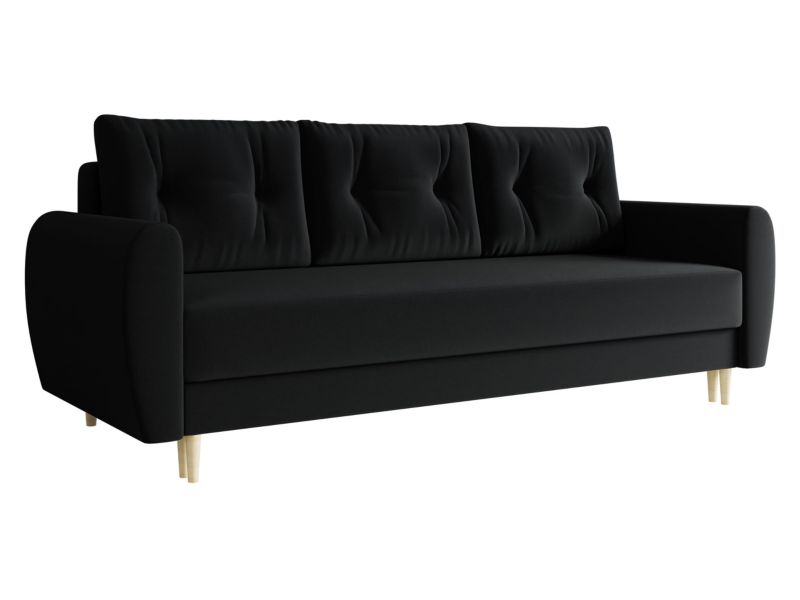 Sofa MIRJAN 24 do salonu Palermo czarny 1 szt.