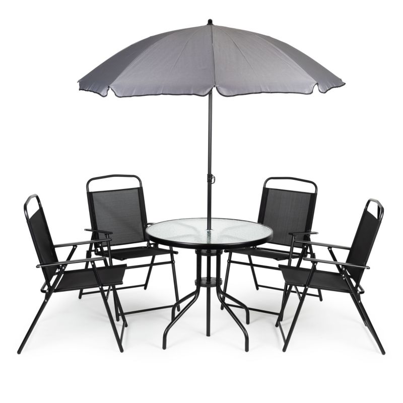 Komplet mebli ogrodowych MultiGarden stolik 4 krzesła parasol 1 kpl.