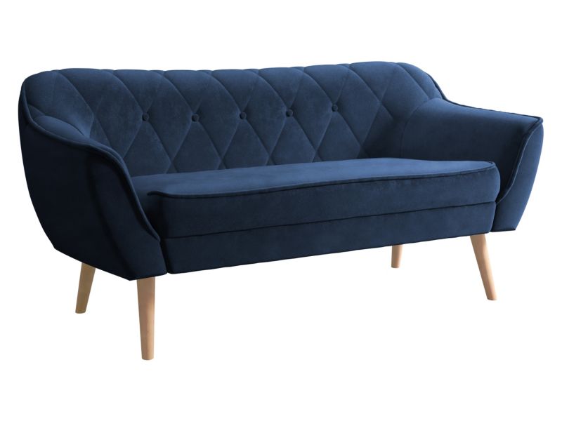 Sofa MIRJAN 24 nowoczesna Skand 2 ciemny szafir 1 szt.
