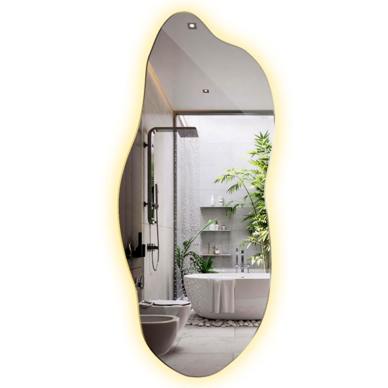 Lustro LED Tulup nieregularne 35x80 cm ciepłe 1 szt.