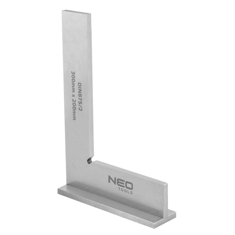 Kątownik NEO TOOLS z podstawą, DIN875/2, 300x200mm 1 szt