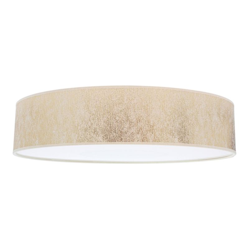 Lampa Sufitowa SPOT Light 4xE27 Max.25W Klasyczna Biel w Połączeniu z Złotym Abażurem, Polski Producent, 1 szt.