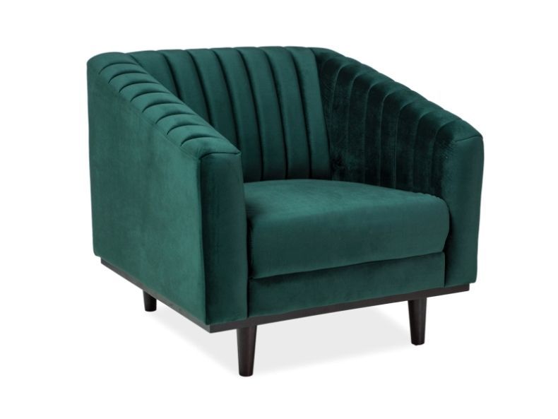 Fotel Signal ASPREY VELVET 1 zielony 1 szt
