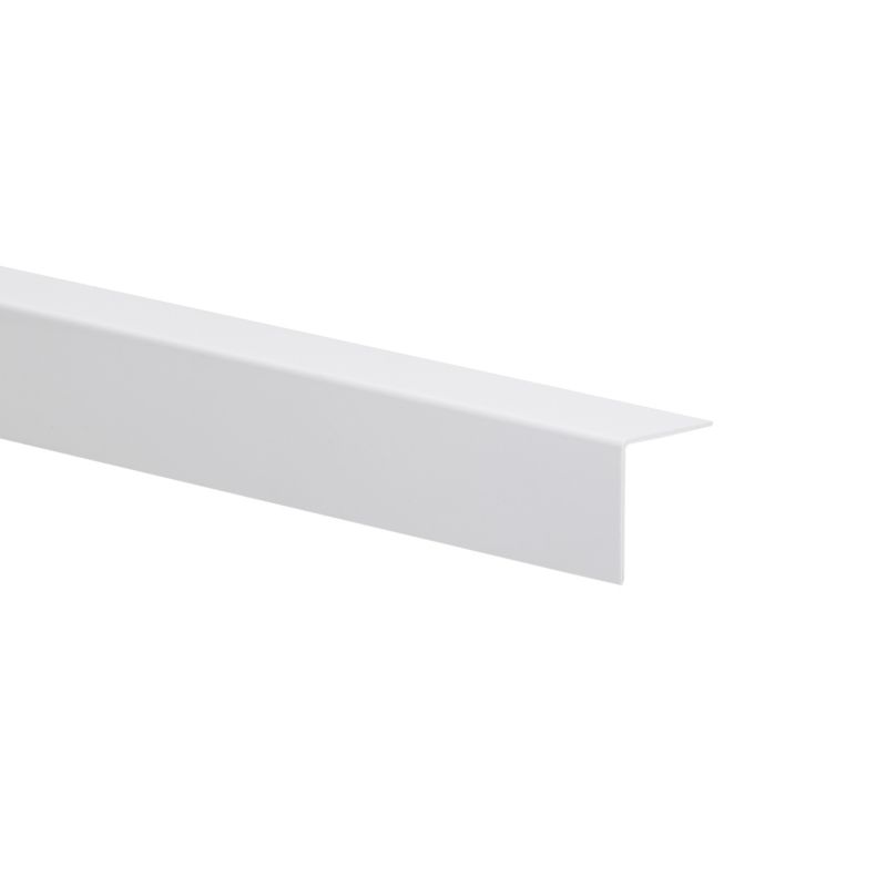 Kątownik PVC 1000 x 25 x 25 x 1 mm biały połysk