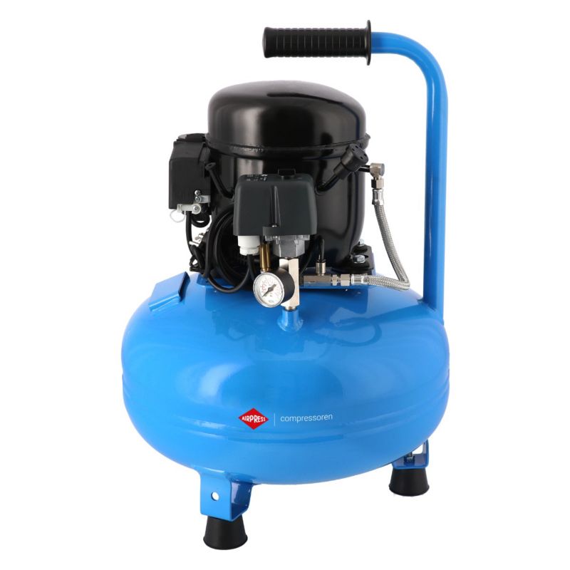 Cichy kompresor dwutłokowy L 50-24 Airpress 8 bar 0.5 KM/0.37 kW 32 l/min 24 l 1 szt.