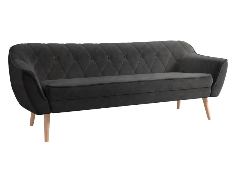 Sofa MIRJAN 24 nowoczesna Skand 3 ciemny szary 1 szt.