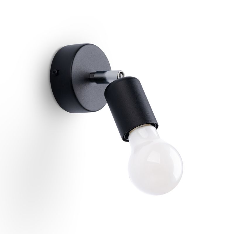 Kinkiet Sollux Lighting FORNES 1 czarny 1 szt.
