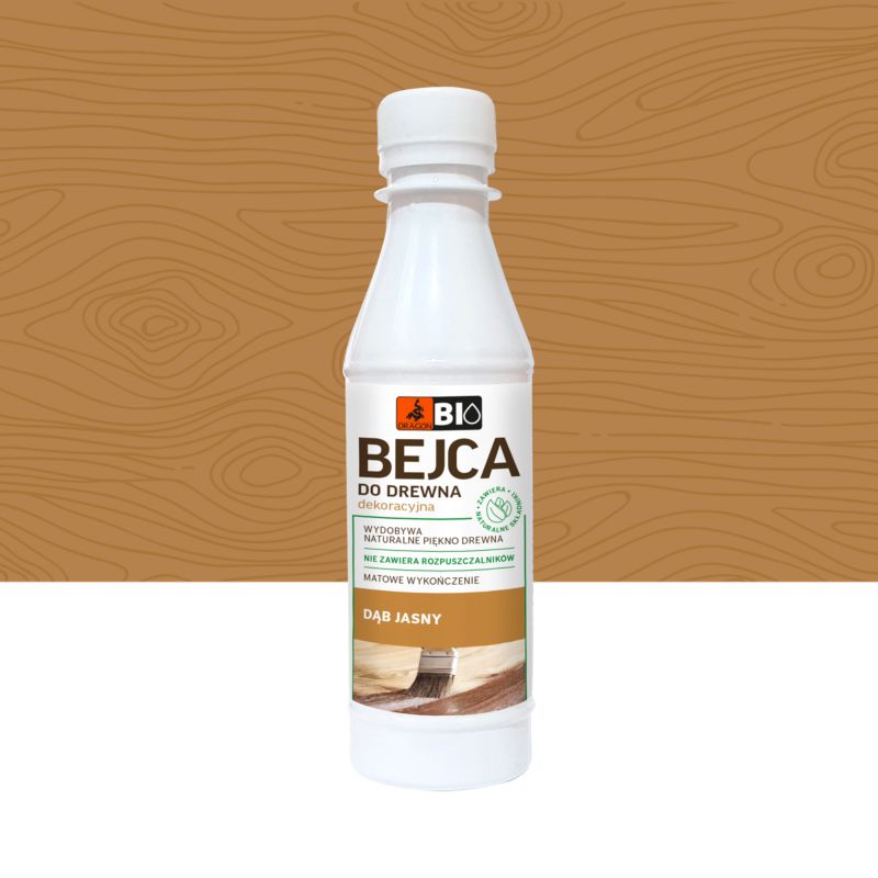 Bejca do drewna dąb jasny 0,2 l